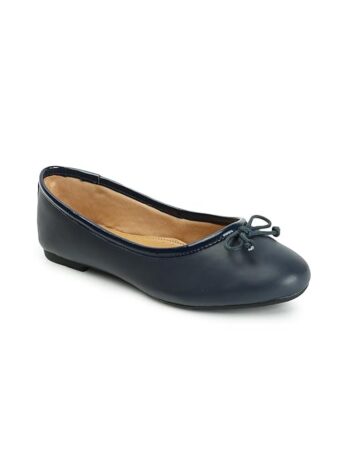 Carlton London Women’s Round Toe Bow Detail Ballerinas-5UK